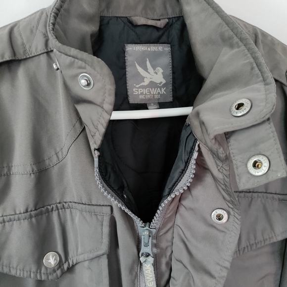Spiewak gray military coat S thinsulate insulation - Picture 7 of 15